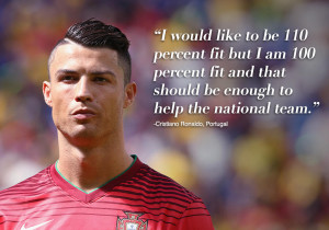 FIFA World Cup . Best quotes. Cristiano Ronaldo, Portugal