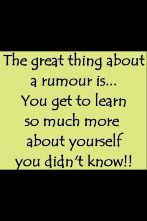 funny quotes about rumors