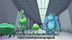 , gif, life, lol, mike, monster inc, monsters, monsters inc, quote ...