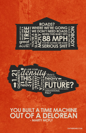 New Back to the Future Quote Poster by outnerdme