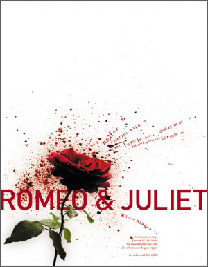 ... juliet play poster poster for the loyola production of romeo juliet