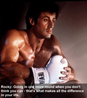Rocky Quotes Going In One More Round Rocky Going In One More Round