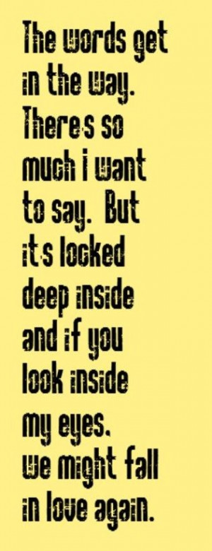 Gloria Estefan - Words Get In The Way - song lyrics, song quotes ...