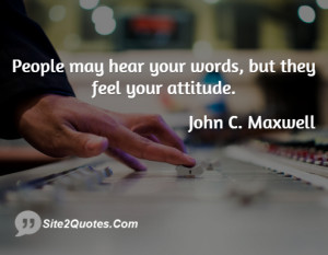 John Maxwell Quotes On Attitude