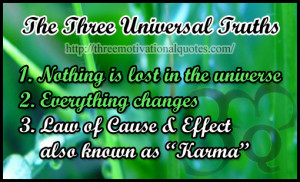 Universal Truths - III