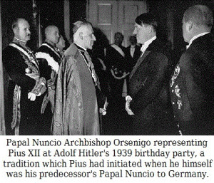 catholic hitler wth archbishop cesare orsenigo papal nuncio berlin ...