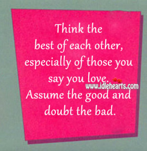 think the best of each other love quotejpg
