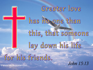 John 15:13 Background Image