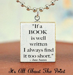 , Silver Ball, Jane Austen Book Quotes, Chains Necklaces, Ball Chains ...