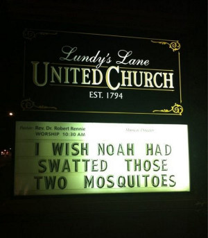 Noah, You Had One Job