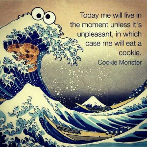 ... it s unpleasant in which case me will eat a cookie cookie monster