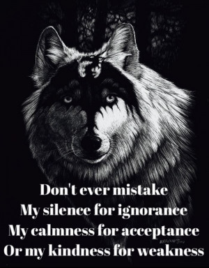 Don’t Ever Mistake – Wise Wolf