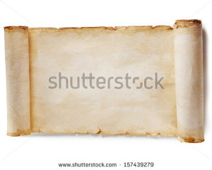 vintage paper blank surface isolated on a white background - stock ...
