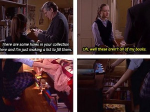 Gilmore Girls - Rory and her beloved books.