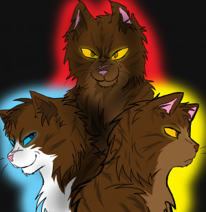 Warrior Cats:. Tigerstar and his sons by OtakuCroco