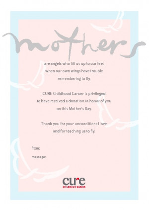 SUPPORT CURE WITH SPECIAL MOTHER’S DAY GIFTS