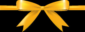 Yellow Bow Ribbon Clip Art