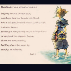 Showing Gallery For Kingdom Hearts Sora And Kairi Quotes