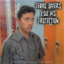 Napoleon Dynamite Pedro Protection Sticker