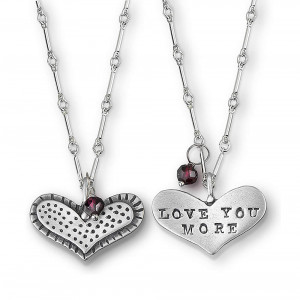 Love you More - Quote Necklace | Quote Jewelry | Kathy Bransfield