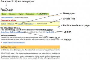 How to Cite a Newspaper in MLA