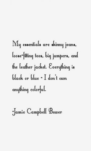 Jamie Campbell Bower Quotes & Sayings