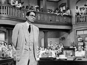 Gregory Peck plays attorney Atticus Finch, in 'To Kill A Mockingbird'