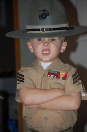 ... mind would impersonate a us marine corps drill instructor we know