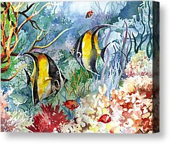 Tropical Fish Watercolor