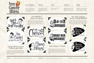 Funny Cancer T-Shirts for the Hipster Cancer Patient!