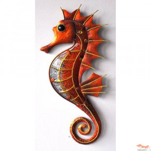 Seahorse Metal And Glass