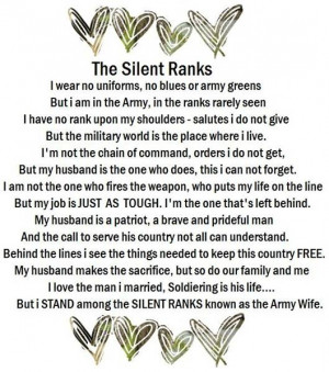 Silent Ranks: Army Strong, Army Life, Military Wife, Military Life ...