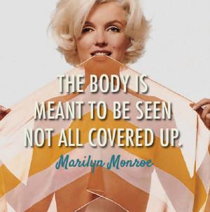 Marilyn Monroe Body Size Quotes