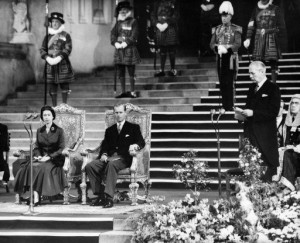... presence of the Queen and Duke of Edinburgh. Fifty nations sent