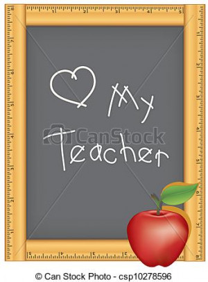 Education Chalk Board Clip Art Chalkboard with wood ruler