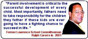 Former Lawrence School Committeeman Ralph Carerro, well known for his ...