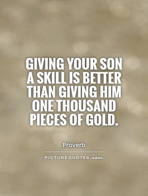 Son Quotes Parenting Quotes Proverb Quotes