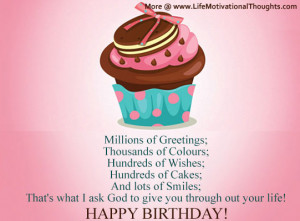 Inspirational Happy Birthday Wishes | Motivational Quotes, Birthday ...