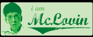 Am Mclovin Quote I am mclovin bumper sticker