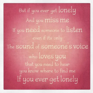 ... only the sound of someone s voice who loves you that you need to hear