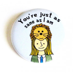 Luna Lovegood Buttons Pinback Accessories Book Chracter Quotes