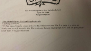 Spurs Coach Gregg Popovich Gives Classic 46-Word Press Conference ...