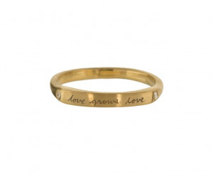 Jeanine Payer | Golden Wedding Band with Quote in Designers Jeanine ...