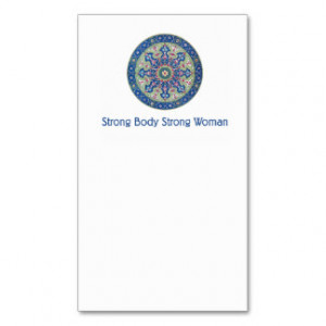 strong_body_strong_woman_business_card_templates ...