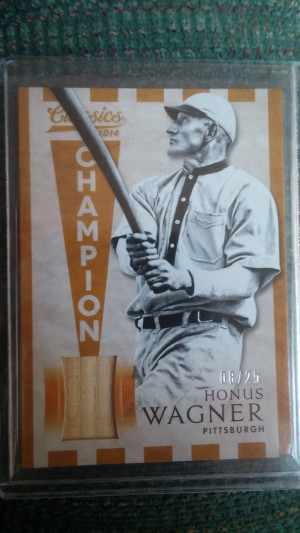 Honus Wagner 2014 Panini Classics Game Used Bat