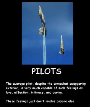 The average pilot and feelings