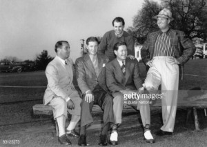 Gene Sarazen Horton Smith Byron Nelson Ralph Guldahl And Jimmy