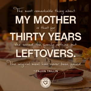 Food for Thought: Calvin Trillin