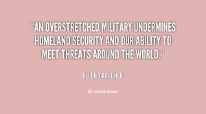 An overstretched military undermines homeland security and our ability ...