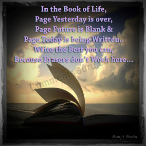 Quotes About Life Open Book...